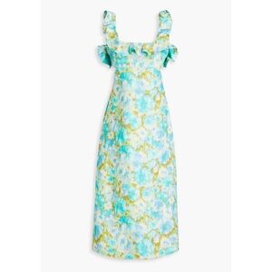 Zimmermann Frill Midi Dress | Size AU 0 (US 2-4)